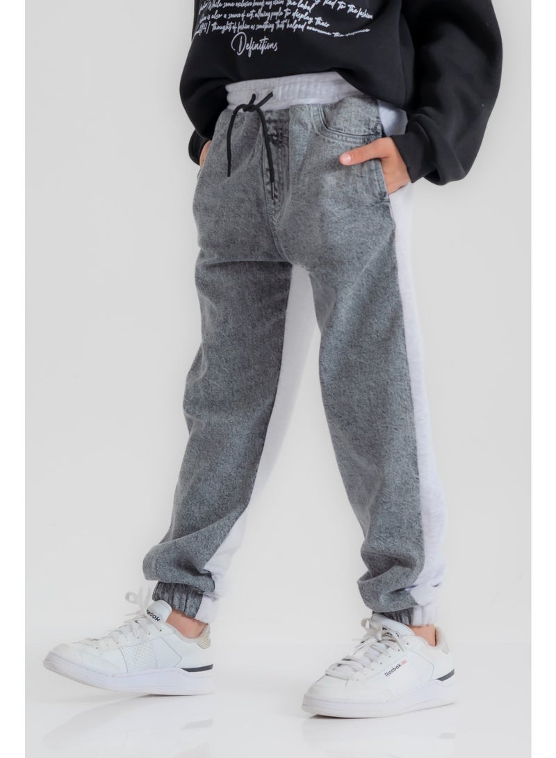 سي إن جينز وير كيدز جينز أولادي ستايل جوجر - Image 1